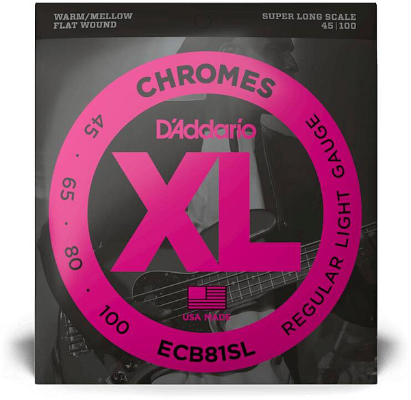 D'ADDARIO ECB 81SL - Струны для бас-гитары