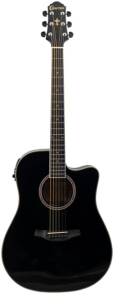 CRAFTER HD-250 CE/BK - Гитара электроакустическая шестиструнная