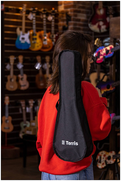 TERRIS TUB-S-01 BK - Чехол для укулеле
