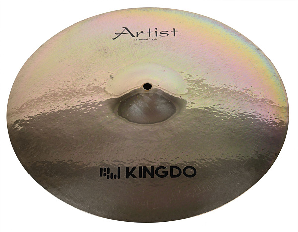 Комплект тарелок: Hi-Hat14" [ARTIST POWER COPPESMITH 14"+16"+20"] KINGDO [ARTIST POWER COPPESMITH 14"+16"+20"] Crash16",Ride20" полированные, ручная работа, сплав В20