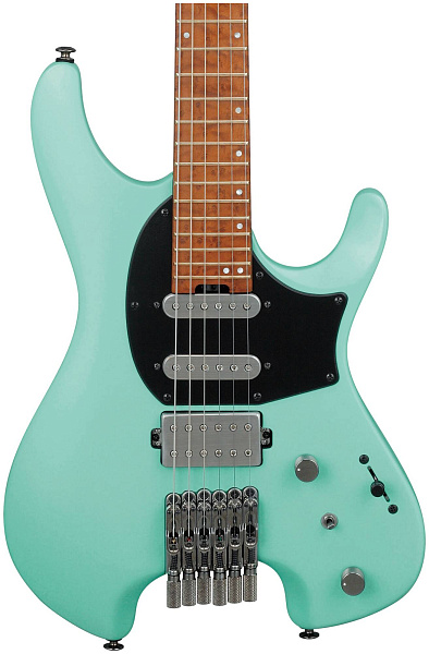 IBANEZ Q54-SFM безголовая электрогитара, 6 струн, SSH, цвет - морской зелёный