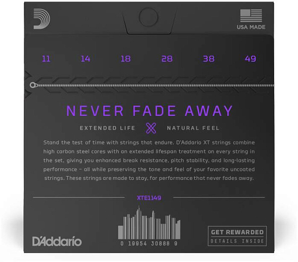 D'ADDARIO XTE1149 - Струны для электрогитары