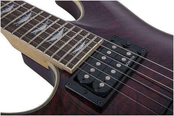 SCHECTER OMEN EXTREME-6 L/H BCH - Леворукая электрогитара, 24 лада