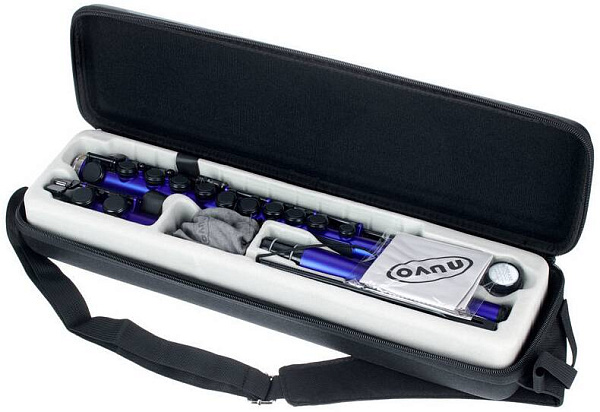 NUVO Student Flute - Blue/Black флейта, студенческая модель, материал -...