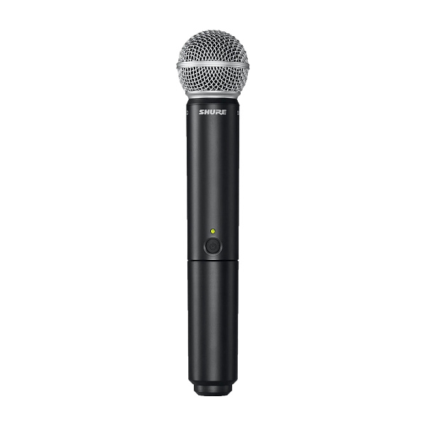 Микрофонная система SHURE [BLX288E/SM58-M17] беспроводная, двухканальная, с двумя ручными передатчиками SM58. Частота UHF 662-686 МГц