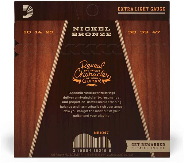 D'ADDARIO NB1047 - Струны для акустической гитары