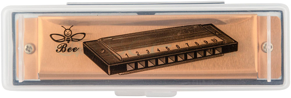 BEE DF10A-1 GOLD - Губная гармоника диатоническая