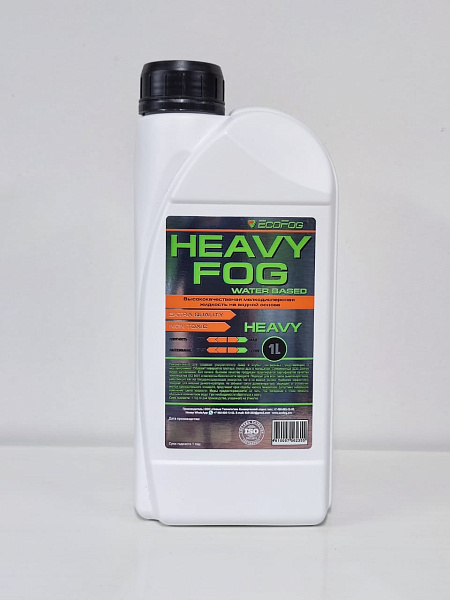 EF-Heavy-1L Жидкость для дым машин, ультра плотный дым, 1л, EcoFog