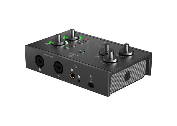 Аудиоинтерфейс USB [110307A3002] Icon [Panel 4] АЦП/ЦАП 24 бит/192 кГц, 2xCombo XLR/TRS микр./инстр. входа, 1/8" TRS AirMic вход, 2x1/4" TRS лин. выхода, 1/4" TRS, 1/8" TRS выходы для наушников, USB-C 2.0 для комп., USB-C для питания, USB-C UNI OTG
