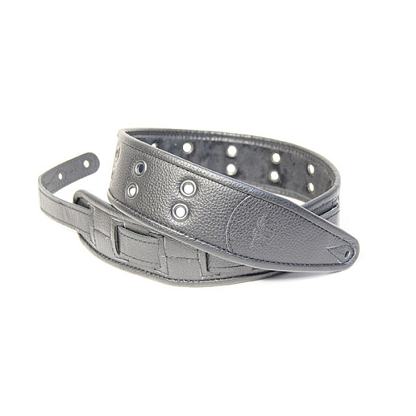 FL7000003CU Leather Custom Ремень для гитары, кожаный, черный, Fidel