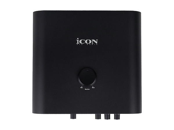 Аудиоинтерфейс USB [110313A2004] Icon [Duo44 Dyna B/W] АЦП/ЦАП: 24 бит/192 кГц, 127 дБ, входы/выходы: 2хCombo XLR/TRS/ 2х1/4" TRS, 1/8" mini Jack стерео, 1/4" TRS стерео выход на наушники, MIDI, +48 В, цвет черный/белый